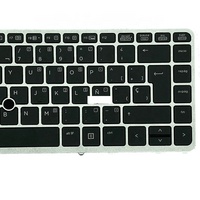 NOUVEAU Pour HP Elitebook 840 G1 850 G1 840 G2 Clavier Espagnol Latin Backlit Point Silver Notebook Clavier d'ordinateur portable
