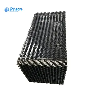 750mm Customize PVC PP Plastic Black/White/Grey/Blue Cross Flow Cooling Tower Film Filter Media