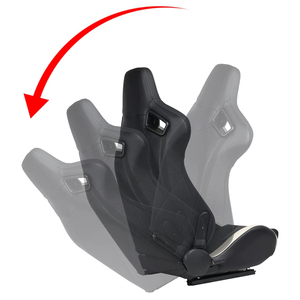 Sièges de course automobile simulés JIABEIR 1054B en cuir blanc de haute qualité, réglables - Product Image 5