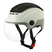 Nouveau casque de moto ABS de sécurité, style trois-quarts, léger, réglable 54-63 cm, pour moto électrique, trajets quotidiens, hommes et femmes