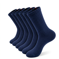 6 paires de chaussettes de sport de compression pour hommes, avec soutien de la voûte plantaire, respirantes, tricotées, athlétiques, pour la course (cheville, mollet, bas du pied)