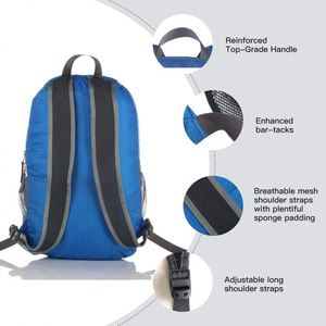 Muestra gratuita: Mochila personalizada, plegable, para exteriores, senderismo, camping y uso diario, hecha de botellas de plástico recicladas, para hombres y mujeres. - Product Image 5