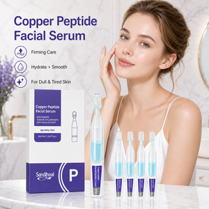 Professional Copper Peptide Facial <b>Serum</b> for Hydration Elasticity and Smooth Skin OEM ODM Source Factory Free Label Low MOQ - Product Image 4