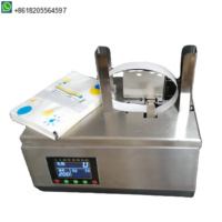 Machine de cerclage automatique de petite taille, machine d'emballage de table pour l'emballage de cartes imprimées et d'étiquettes