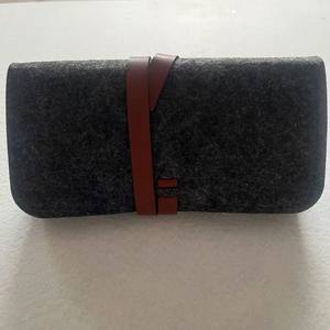 Sac de rangement en feutre portable et enroulable - Étui à stylos moderne et créatif, étui à lunettes, sac de papeterie, couleur et logo personnalisables - Product Image 4