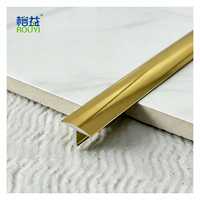 Profilé de finition en aluminium anodisé pour carrelage céramique et aluminium, sur mesure, pour l'approvisionnement en gros