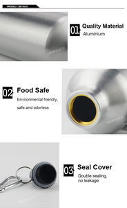 Bouteille en aluminium par Sublimation, pour bière en acier inoxydable, bijou personnalisé, ml, bouteille d'eau vierge pour enfants - Product Image 6