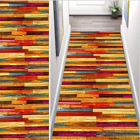 Tapis de couloir d'hôtel de luxe personnaliser le coureur de tapis de polyester de modèle pour le tapis et les carpettes de couloir au sol