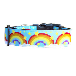 Collar de perro ancho colorido mexicano ajustable <span class=keywords><strong>Premium</strong></span> para mascotas Collar de perro bohemio hecho a mano - Product Image 6