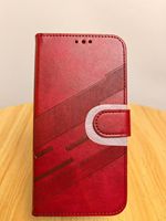 Étui portefeuille fin en PU gaufré tendance avec fente pour cartes pour iPhone 18 17 Air 16 15 14 13 Pro Max Plus