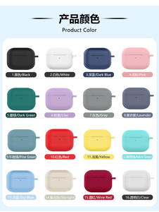 Funda de Silicona Directo de Fábrica para <span class=keywords><strong>Airpods</strong></span> Pro 3, Funda Protectora para Auriculares con <span class=keywords><strong>Carga</strong></span> Inalámbrica, Resistente a Golpes, para <span class=keywords><strong>Airpods</strong></span> 4 3 Pro <span class=keywords><strong>2</strong></span> - Product Image 6