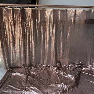 Hot Bán Sáng Bóng Linh Hoạt Kim Loại <span class=keywords><strong>Sequin</strong></span> Vải Rèm Kim Loại Trang Trí Nội Thất Màn Rèm <span class=keywords><strong>Backdrop</strong></span> Cho Phòng Khách - Product Image 4