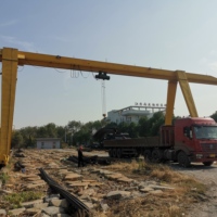 Grue portique monopoutre de 5 tonnes pour la manutention de marchandises dans des entrepôts de haute qualité, le chargement et le déchargement de produits dans les bâtiments industriels