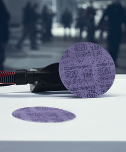 Disques en céramique de zircone violette <span class=keywords><strong>3M</strong></span> Xtract Cubitron II Film <span class=keywords><strong>Disc</strong></span> 775L avec boucle et crochet pour le polissage de la pierre - Product Image 2