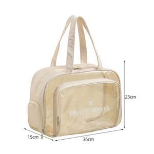 Waterproof Toiletry Bag Rectangle Wet Dry Separation Travel Makeup Bag Swimming Goggles Storage Case - Product Image 5