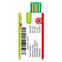Registrador de Datos de Temperatura USB de Un Solo Uso con Informe en PDF, Clasificación IP67 para Logística de Cadena de Frío de Alimentos y Productos Farmacéuticos
