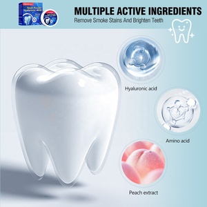 Poudre Blanchissante Professionnelle à l'<span class=keywords><strong>Acide</strong></span> <span class=keywords><strong>Hyaluronique</strong></span> Activé pour Dents Naturellement Fraîches Élimination des Taches Dentaires - Product Image 4