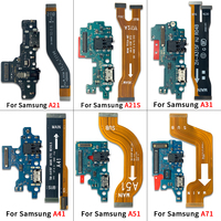 Cable Flexible para Puerto de Carga, Repuestos para Reparación de Teléfonos Móviles Samsung A21 A21S A31 A41 A51 A70, Cables Flexibles para Teléfonos Móviles