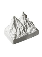 Diffuseur d'huiles essentielles sans flamme en pierre, motif Montagne enneigée alpine, ornement aromatique, accessoire de bureau, cadeau, décoration intérieure