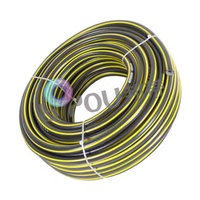 Tuyau d'arrosage extérieur durable de 50 pieds, résistant aux produits chimiques, nouvelle conception haute pression, pour usage en jardin, tuyau en PVC