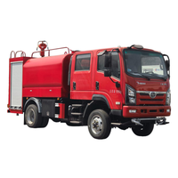 Camión de Bomberos Sanhuan 4x2 de Uso Municipal e Industrial con Tanque de Agua de 5000L, Directo de Fábrica