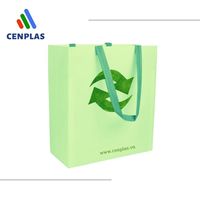 Bolsas Reutilizables de BOPP Laminado de Vietnam, Nuevas Bolsas de Plástico con Cierre, Bolsas de Tela PP Resistentes a la Humedad, Impresión de Serigrafía, para Supermercado