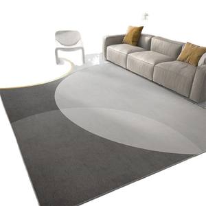 Alfombra Geométrica Abstracta Wan Xinlong, Rectangular, Antideslizante, Estilo Escandinavo, para Sala de Estar, Sofá, Mesa de Centro, Terciopelo Cristal - Product Image 4