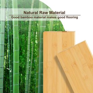 Suelo de Bambú de Color Natural, <span class=keywords><strong>Madera</strong></span> Maciza Carbonizada, Duradero, Brillante, Interior, Hogar, <span class=keywords><strong>Madera</strong></span> Maciza para Decoración de Interiores - Product Image 3