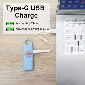 Сигнализация для персональной безопасности GPS положение положения для детей пожилых людей устройство для поиска ключей анти-потерянное напоминание 130 дБ стробоскопы - Product Image 2