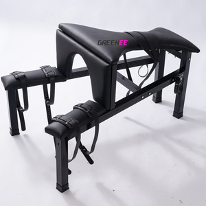 Chaise de domination SM de grande taille avec cadre de confinement, dispositif d'entraînement du bas du corps pour esclave, orgasme forcé, position d'entrée arrière - Product Image 6