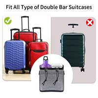 Porte-gobelet de voyage en avion, valise Caddy, bouteilles de boissons, tasses à café, sac de transport de boissons