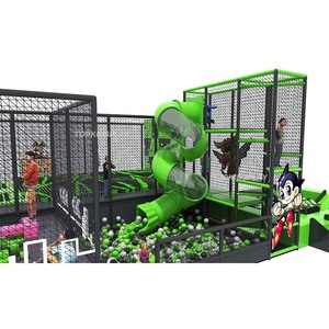 Parc <span class=keywords><strong>de</strong></span> saut <span class=keywords><strong>de</strong></span> <span class=keywords><strong>trampoline</strong></span> intérieur avec mur <span class=keywords><strong>de</strong></span> basket-ball et d'escalade Centre <span class=keywords><strong>de</strong></span> divertissement familial - Product Image 4