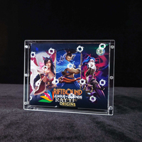 RAY YI Pokemon Etb Boîte acrylique Couvercle magnétique Boîte acrylique Pokemon Booster Box Vitrine pour Elite Trainer Box