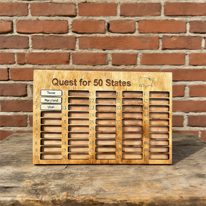 <span class=keywords><strong>Puzzle</strong></span> en bois « Recherche des 50 États » - Carte de suivi des voyages aux États-Unis pour les soirées de jeux en famille - Product Image 4