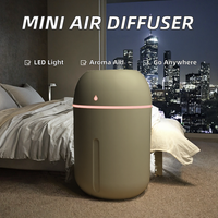 Mini humidificateur d'air portable alimenté par USB et diffuseur d'arômes avec huile essentielle pour la maison, la voiture, l'hôtel