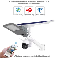 L'alimentation solaire extérieure télécommandée sans fil de lumens élevés a mené le réverbère avec la caméra d'IP de Cctv
