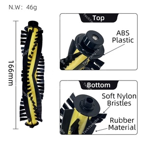Kit compatible avec NetBot S15 <span class=keywords><strong>Neatsvor</strong></span> X500 Tesvor X500 Pro /X520 /M1/M2 Rouleau principal Brosse latérale Filtre HEPA Chiffon de nettoyage Pièces - Product Image 3