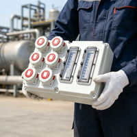 Boîtier de distribution électrique industriel CHENF, panneau électrique, boîte à interrupteurs 32A, prises 6 220V/380V, IP67, étanche à la poussière, CE