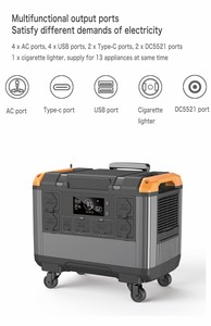 Groupe électrogène solaire 3000W avec contrôleur MPPT, station d'alimentation solaire pour la maison, le camping en extérieur et les situations d'urgence - Product Image 6