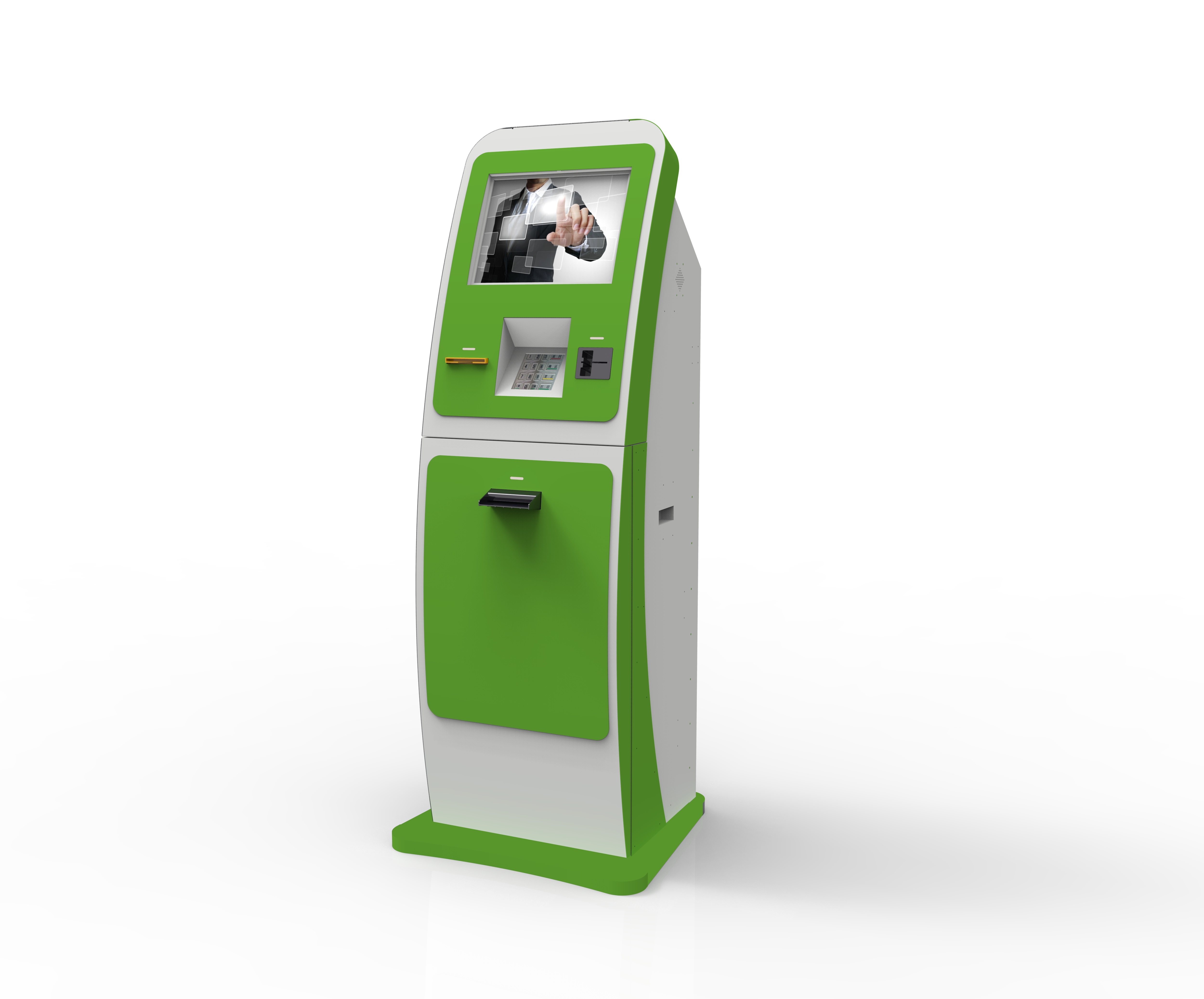 Автономный пос-терминал наличных средств в киоске, терминал оплаты кредитной картой для электрических, газовых, водных банковских карт, установка в государственные финансы