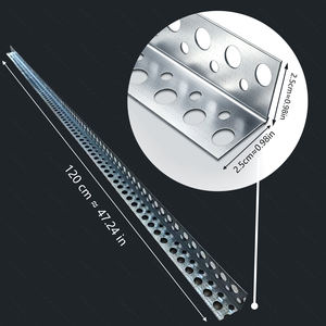 Perle en métal / Perle d'angle en maille de type Angel Mesh - Product Image 6