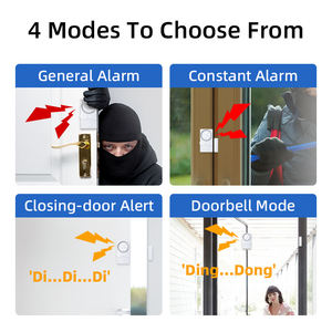 Venta al por mayor 110dB puerta y ventana Sensor magnético Alarma antirrobo inalámbrica Alarma de seguridad de entrada Alarma de seguridad de intrusión en el hogar - Product Image 5