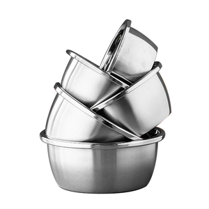 Preço barato por atacado de utensílios de cozinha em aço inoxidável Lavatório Tigela de mistura Tigela de salada para cozinha - Product Image 3