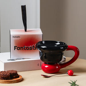 Grande tasse créative à sublimation en céramique Tasses à café thé lait élégantes avec coffret cadeau de vacances de grande valeur et boîte cadeau élégante - Product Image 6