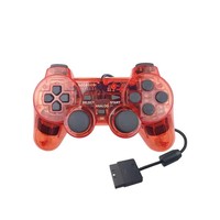 Mando de Juego con Cable Transparente para PS2, Joystick, Controlador de Juegos