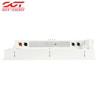 150W Motorisiertes Klapp-LED-Softlight 600 LEDs 3200-5600K CRI95 DMX512 0-90° Neigbare Einbauplatte für TV-Studio Live-Stream-Raum