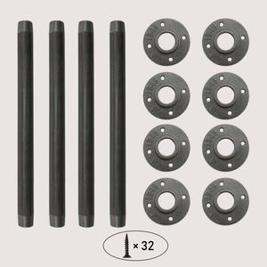 3/4 "x12"-30 "" औद्योगिक डेकोर धातु पाइप टेबल पैर विंटेज diy समायोज्य डेस्क पैरों के फर्नीचर पार्ट्स टेबल टांगों - Product Image 2