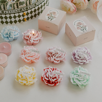 Lilin Aromaterapi Molly Glory Home Decor Hadiah Bentuk Bunga Lilin Aroma Terapi Berbahan Lilin Kedelai Alami Buatan Tangan