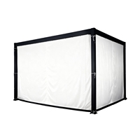 Mobilier d'extérieur moderne et durable en gros Moustiquaire pour patio et gazebo Remplacement avec fermeture éclair