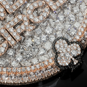 Collar de Lujo con Colgante de Diamantes en Plata de Ley 925 Chapada en Oro de 18K para Mujer y Hombre, Suministro de Joyería al por Mayor y Personalizada - Product Image 1